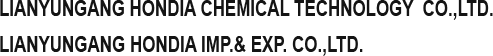 Lianyungang Hondia Chemical Technology  Co.,Ltd.